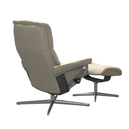 Stressless® Mayfair (L) Cross Sessel mit Hocker