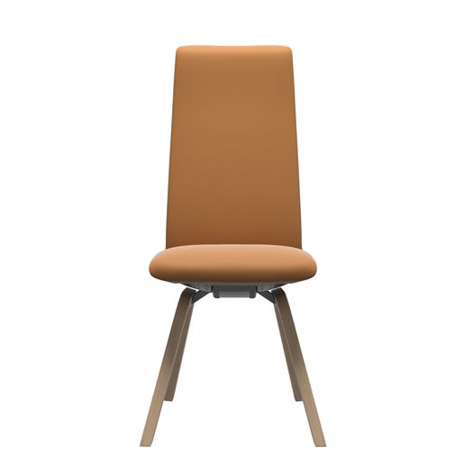 Stressless Laurel eetkamerstoel, maat m · hoge rug, zonder arm, op houten D200-onderstel