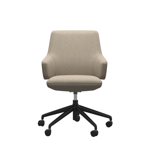 Stressless® Vanilla Home Office Low back with arms