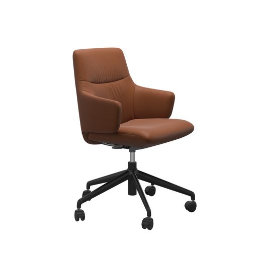 Stressless® Mint Home Office Låg rygg med armstöd