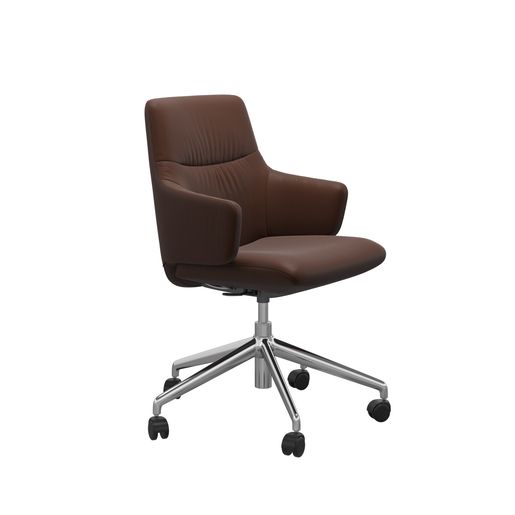 Stressless® Mint Chaise de bureau dossier bas avec accoudoirs