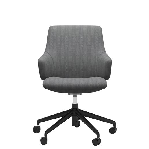Stressless® Basil kontorstol med lav rygg og armer