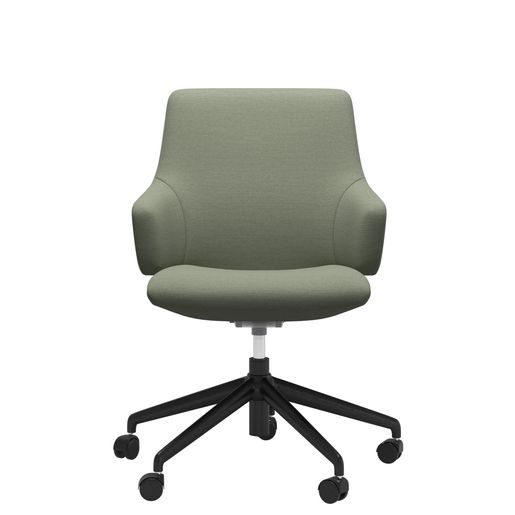 Stressless® Basil Home Office Matala selkä, käsinojat