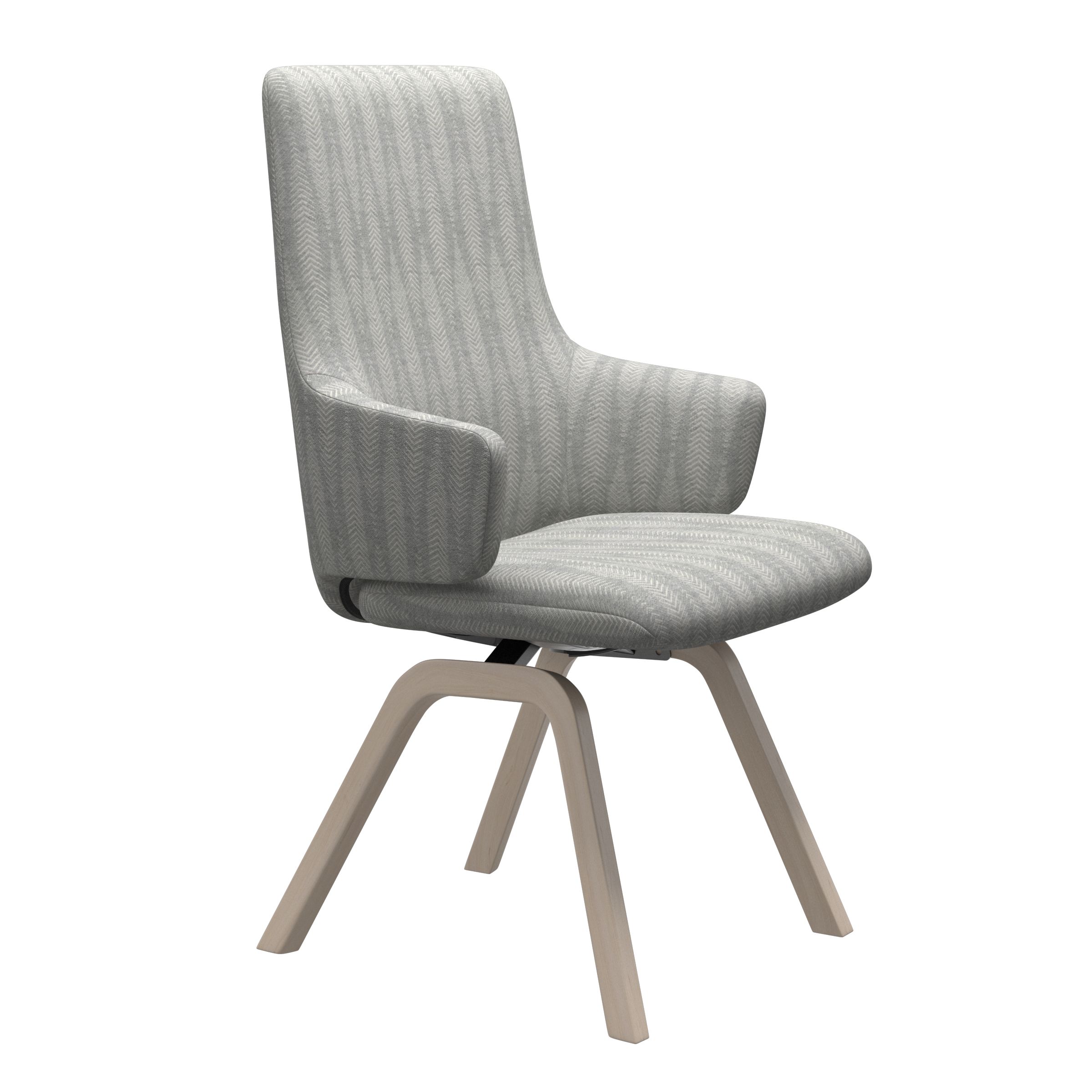 Stressless® Basil, Leaf Grey, Whitewash legs
